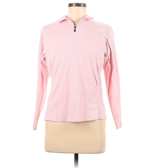 Columbia Jackets & Blazers - Columbia Pink Zip Pull Over Light Weight Fleece